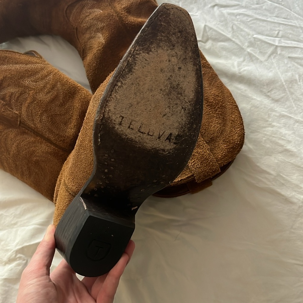 Tecovas Brown Heeled Boots - Picture 2 of 14